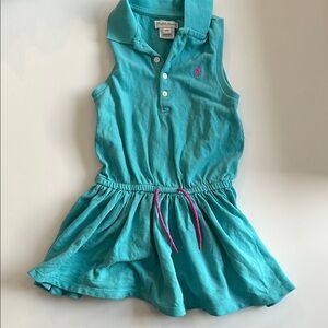 Ralph Lauren Turquoise Sleeveless Dress